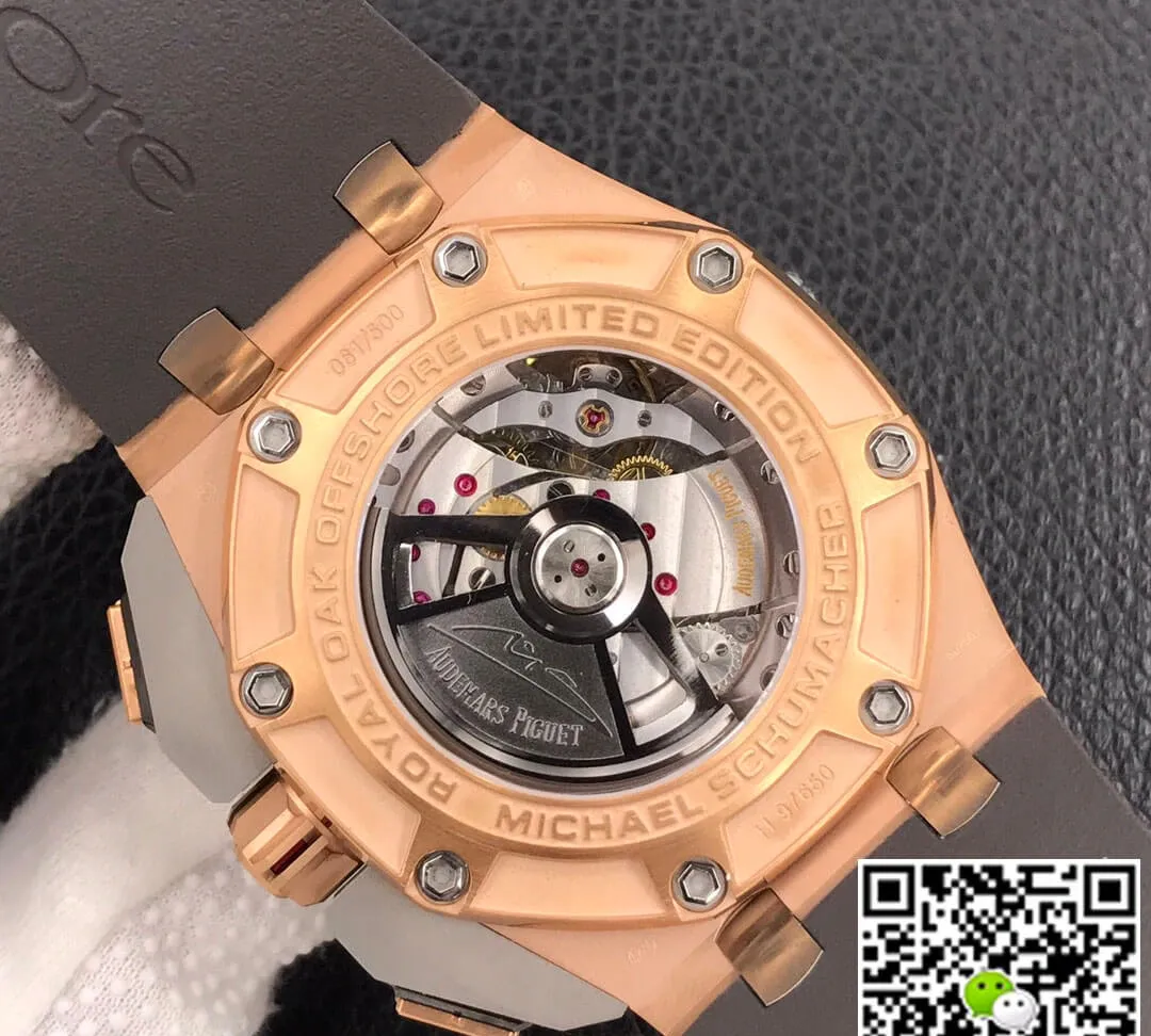 Audemars Piguet Royal Oak Offshore 26568OM.OO.A004CA.01 JF Factory 1:1 Best Edition Replica Watch Brown Strap